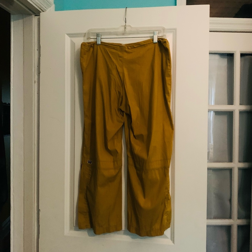 Rare discontinued be present Mustard Wide-Leg Pants - Picture 6 of 8